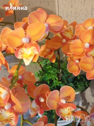 Изкуствена орхидея , снимка 2 - Изкуствени цветя - 53196932