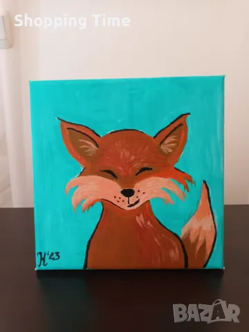 НОВА картина, рисувана с акрил, 20×20см, Спиди/лично предаване  