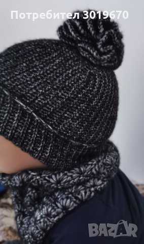 Шапка и шал, снимка 4 - Шапки - 34306377