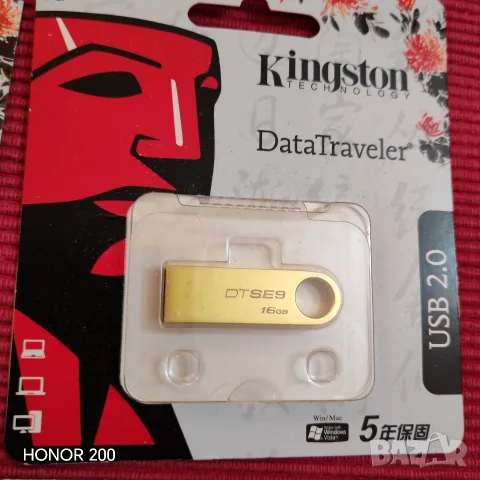 Флаш памет Kingston 16 GB. , снимка 2 - USB Flash памети - 55842367