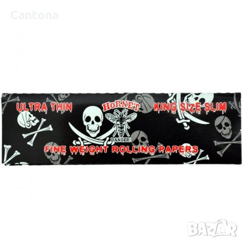 Хартийки за цигари Hornet Danger King Size 108 mm,  1600 бр.