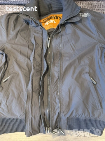 Мъжко яке тип ветровка Men’s Superdry Windbreaker Jacket – XXL черно и оранжево, снимка 9 - Якета - 54325284