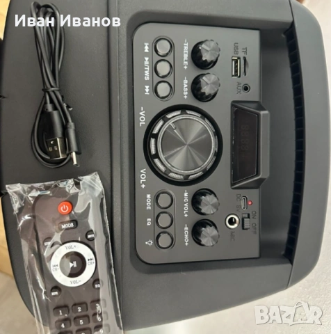 Преносима караоке колона ZQS8210, снимка 2 - Bluetooth тонколони - 53203700