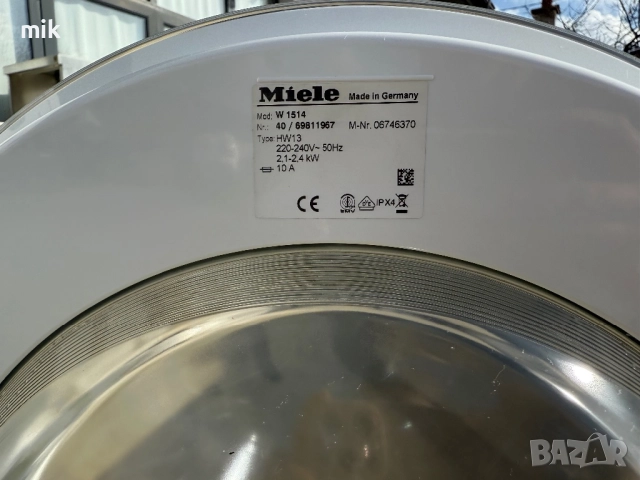 Пералня Миеле Novotronic 1514 Сив люк, снимка 7 - Перални - 52501790