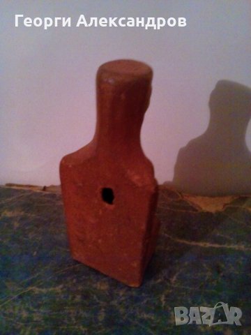 Глинена БОГИНЯ Копие от средата на Миналия век на СТАРА ФИГУРКА Ръчна ИЗРАБОТКА УНИКАТ, снимка 5 - Колекции - 29100316