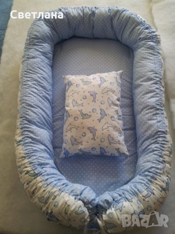 Двулицево бебешко гнездо, снимка 2 - Спално бельо и завивки - 31764676