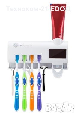 Поставка, дозатор и UV стерилизатор за четки за зъби, снимка 2 - Други - 36434573