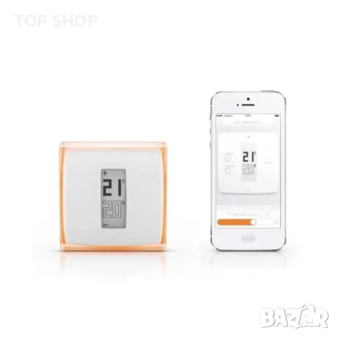 Netatmo Smart Термостат, Wi-Fi, Програмируем, Съвместимост iOS и Android, Бял, снимка 3 - Други - 49308528