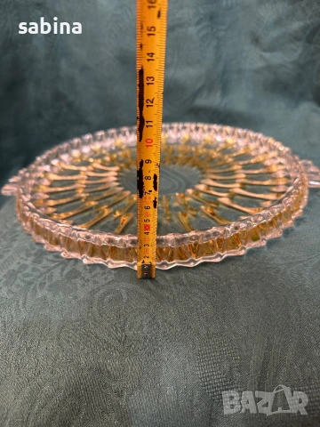 Плата/подноси от кристално стъкло за торта Walther Glas, снимка 5 - Сервизи - 53037113