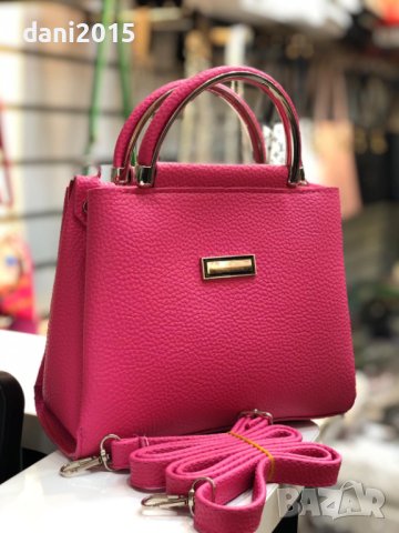 Дамска елегантна чанта с допълнителна дълга дръжка в различни цветове, снимка 4 - Чанти - 44340770