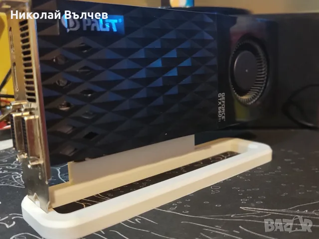 Елегантна стойка за видеокарта., снимка 4 - Видеокарти - 55792983