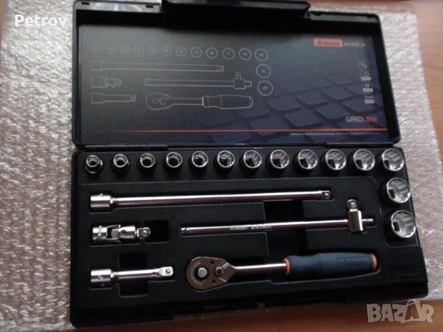 GARANT - 3/8" PROFI  Гедория !!! 12-стенни вложки 8 - 22 mm !!! ЧИСТО НОВА !!!  GERMANY !!!!!!, снимка 2 - Гедорета - 33705237