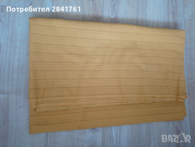 Памучен плат с кенарени ивици, снимка 3 - Платове и дамаски - 42671846