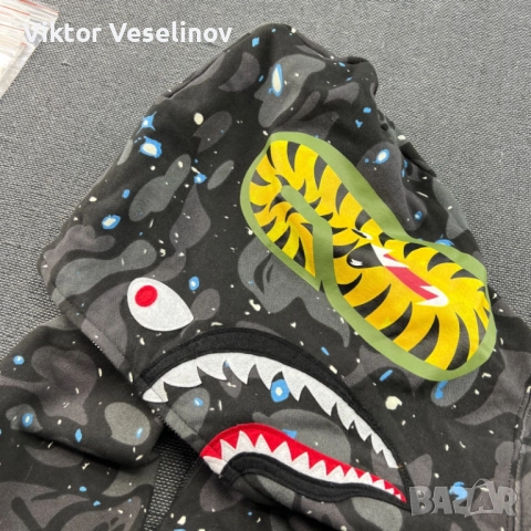 BAPE Space Camo Hoodie Горница Размер XL, снимка 9 - Суичъри - 52715034