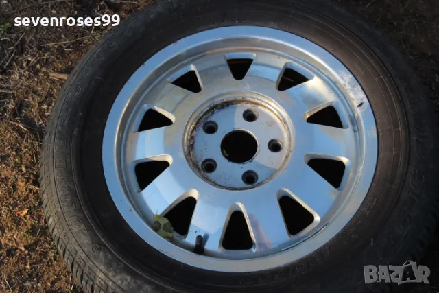 Алуминиеви джанти 5X112/15 audi vw seat 2броя 6JET45 цена за брой 1 летна гума 195/65/15, снимка 2 - Части - 47501211