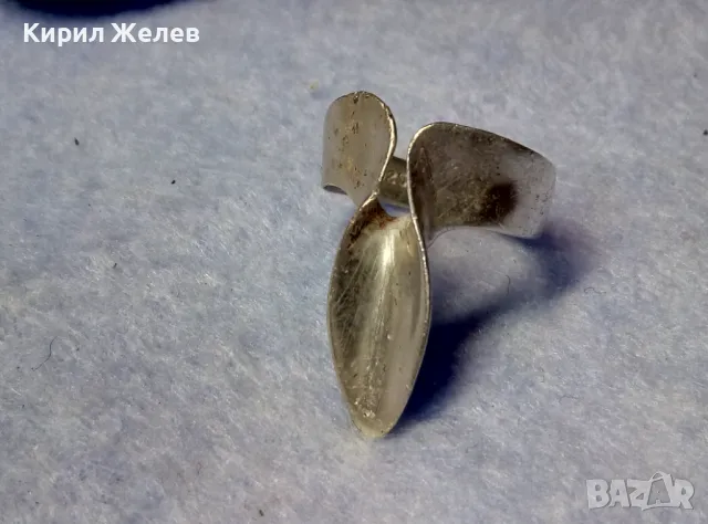 ОРИГИНАЛЕН ХУДОЖЕСТВЕН ДИЗАЙН АРТ НУВО СТИЛ СРЕБЪРЕН ПРЪСТЕН СРЕБРО 925 РЪЧНА ИЗРАБОТКА 48580, снимка 10 - Пръстени - 50192121