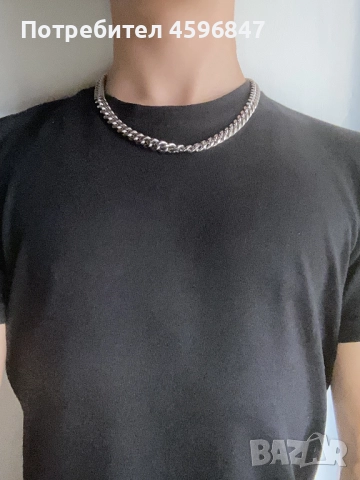 Масивна мъжка верига Cuban chain, снимка 3 - Колиета, медальони, синджири - 51737482