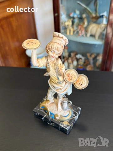 Тематична италианска фигура на пицар - Amilcare Simonetti. №7973, снимка 3 - Колекции - 53899354