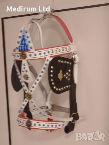 Оглавник, кантарма, юздечка, гем за кон естествена кожа 