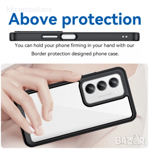 WANLONFENG XC Series Защитен калъф с Протектор за Xiaomi Redmi 15 5G/ 4G | Удароустойчив TPU,Темпери, снимка 8 - Калъфи, кейсове - 51995367