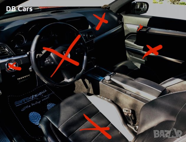 Mercedes AMG W207 W204 W212 Капак Кора Врата Калник Броня Греда Праг Led Стоп Стъкло Брава Дръжка, снимка 8 - Части - 34652592