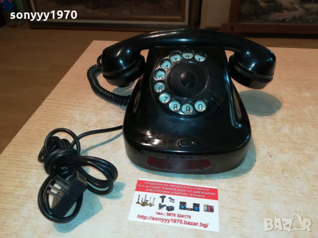АНТИКА СТАР БГ ТЕЛЕФОН-1963г-КАТО НОВ 0410211116, снимка 3 - Антикварни и старинни предмети - 34342542
