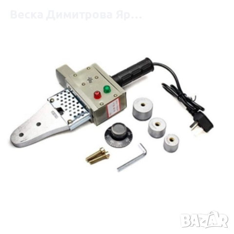 Професионална лепачка за PPR тръби 900W с регулируема температура (50–300°C) – Комплект с куфар, снимка 4 - Други инструменти - 52732425