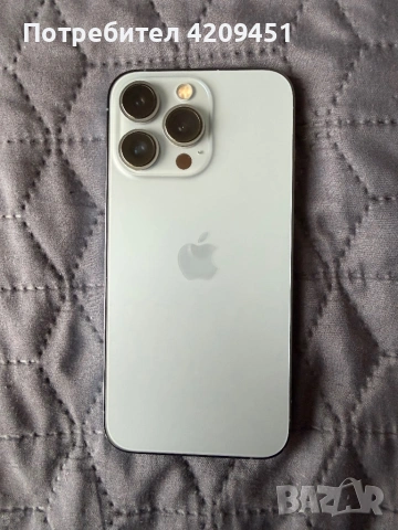 Iphone 13 Pro 128gb Sierra blue (светло син) + 4 нови стъклени протектори, снимка 3 - Apple iPhone - 53905333