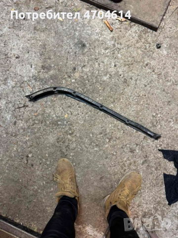 Спойлер(Мустак) гумен долен ляв предна броня Опел Мерива Opel Meriva A само за 20Eur. 93296813