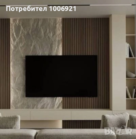 Тв стена pvc панели, wpc, Pu stone, снимка 4 - Ремонти на апартаменти - 52503489