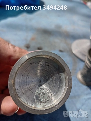 Стари немски оловни чаши , снимка 2 - Антикварни и старинни предмети - 47080082