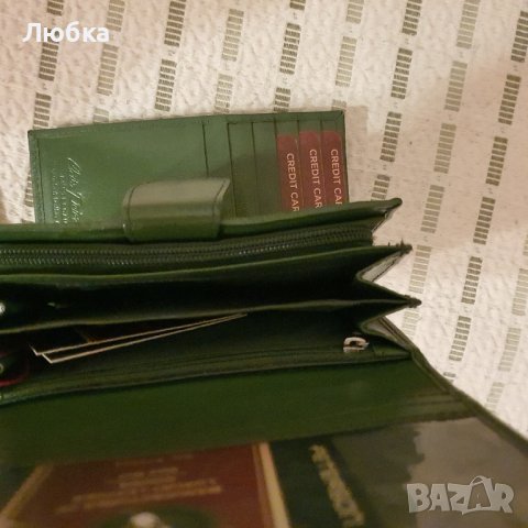 Дамско портмоне  естествена кожа, снимка 5 - Портфейли, портмонета - 42540205