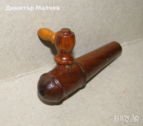 Мини канелка дървена от настолно буренце, отлична действаща, снимка 2 - Други - 52456099