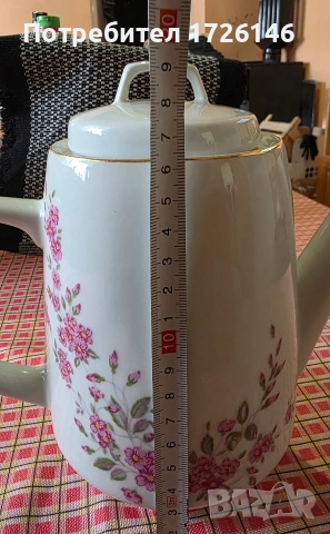 Порцеланов чайник на Китка, Нови Пазар, снимка 3 - Други - 54046630