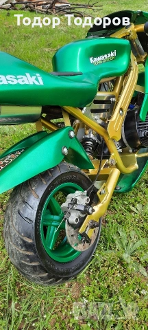 Мини мото ПИСТОВ pocket детски мотор Dirt bike 54cc, снимка 6 - Мотоциклети и мототехника - 54202932