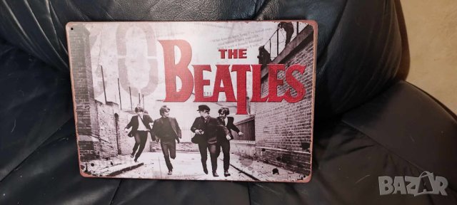 The Beatles-метална табела(плакет), снимка 2 - Китари - 42461760