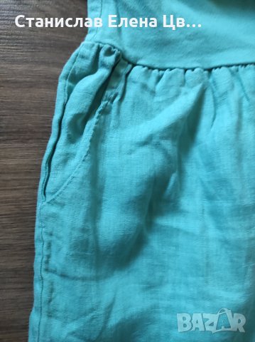 Ленен панталон под коляното, снимка 4 - Панталони - 33769187