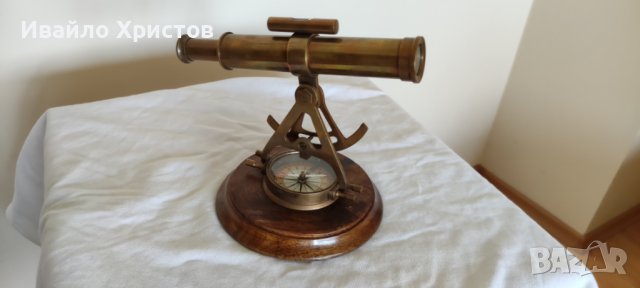Магнитен компас- старинен корабен уред- реплика, снимка 4 - Антикварни и старинни предмети - 37956314