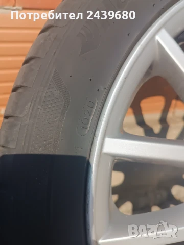 Алуминиеви джанти 17" 5×112 летни гуми 225/45/17, снимка 4 - Гуми и джанти - 51242374