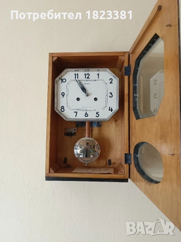 Старинен стенен часовник , снимка 6 - Антикварни и старинни предмети - 52841799