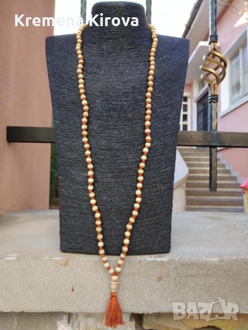 Будистка мала от полускъпоценни камъни и минерали. Бижута Луди гъби., снимка 4 - Колиета, медальони, синджири - 31029934