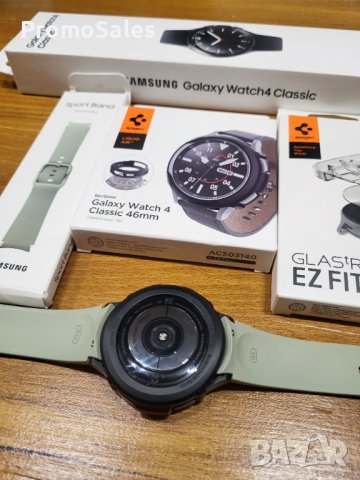 Samsung Galaxy Watch 4 / 46mm / BT / Classic - Като Нов , снимка 4 - Смарт гривни - 37677909