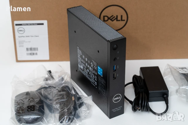 DELL OptiPlex 3000 TC DX8XJ N6005 8GB/64GB eMMC ThinOS, снимка 2 - Работни компютри - 50935743
