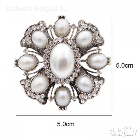 Различни видове брошки, снимка 6 - Колиета, медальони, синджири - 31004914