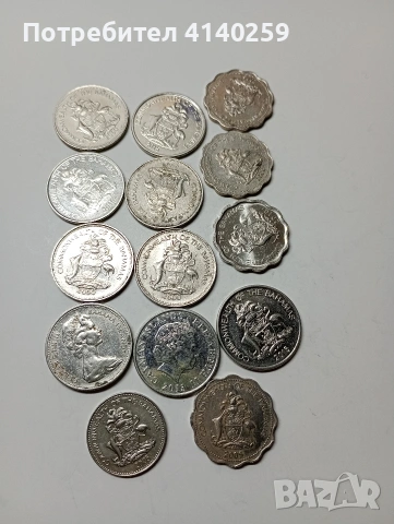 БАХАМСКИ ОСТРОВИ МОНЕТИ 25 ЦЕНТА 2013 2015 Г , снимка 4 - Нумизматика и бонистика - 53092489