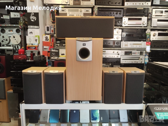 Тонколони JBL 178. Четири тонколони + център + бас каса.  В отлично техническо и визуално състояние., снимка 2 - Тонколони - 51731086