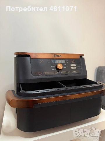 Фритюрник с горещ въздух Ninja Flex Drawer AF500EU, снимка 4 - Фритюрници - 54346697
