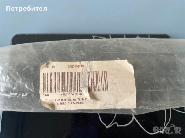 Леко право кормило 3T Pro flat, снимка 4 - Части за велосипеди - 52582812