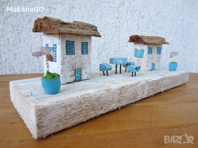 Декорация с къщички, снимка 4 - Декорация за дома - 54299821