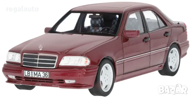 B66040706,умален модел die-cast Mercedes-Benz C 36 AMG Limousine W 202 (1993-1997),1:18